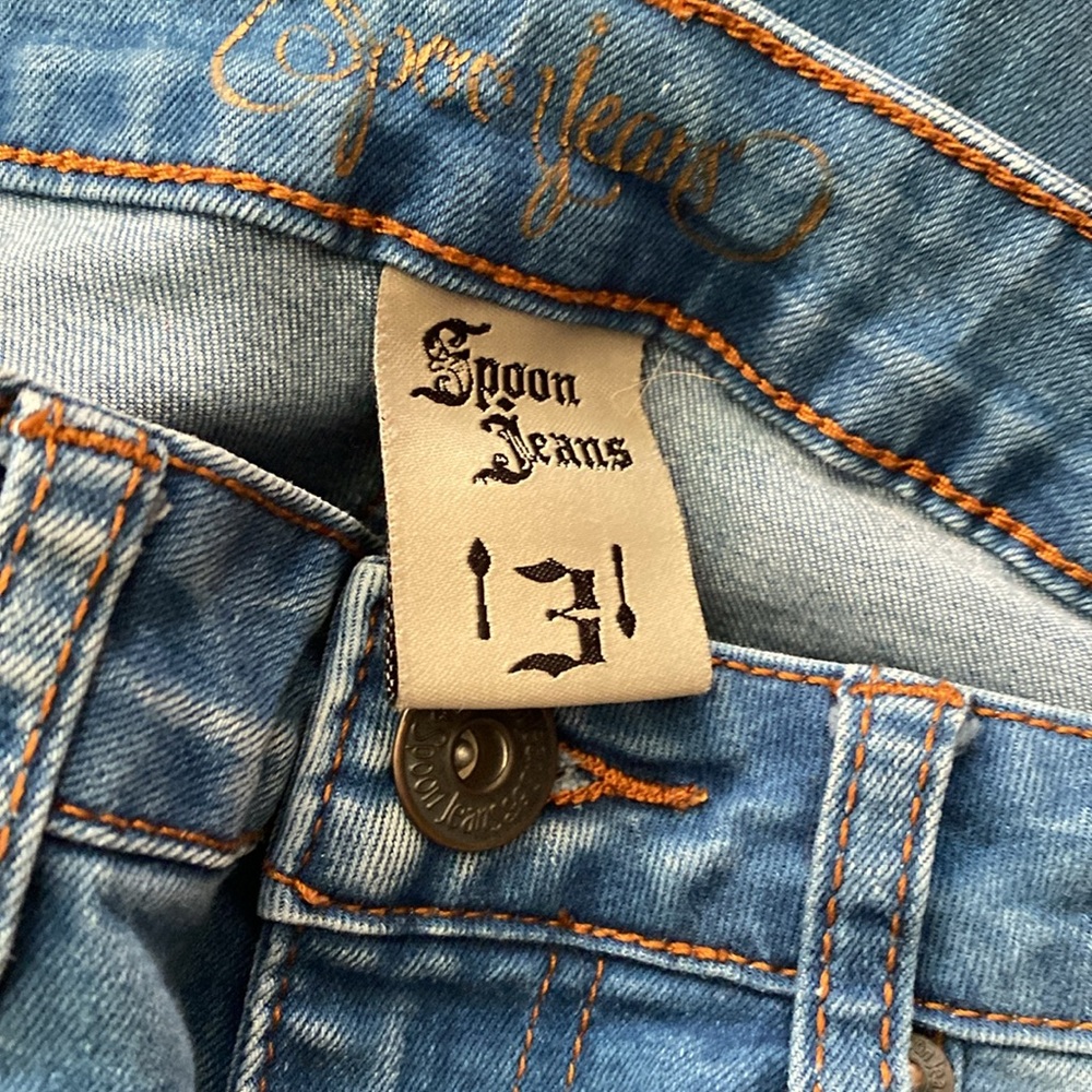 Euc- Distressed, Patchwork Jeans In Pristine Cond… - image 7